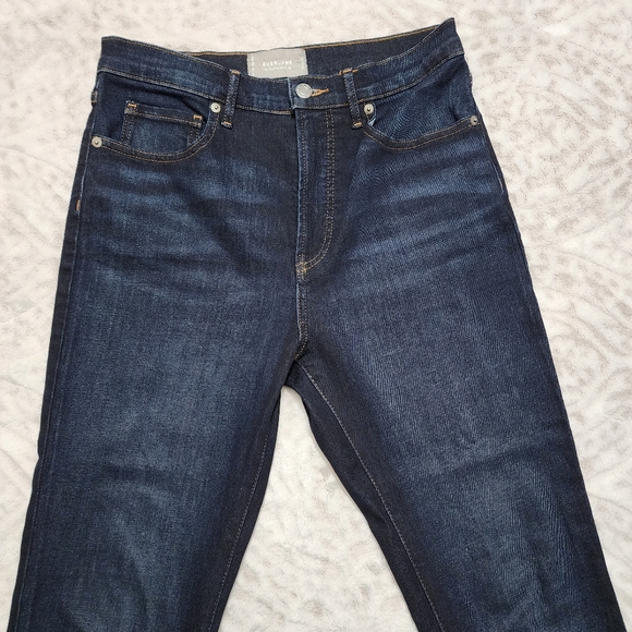 Everlane The High-Rise Skinny Jean Women's Size 29R Deep Indigo - Picture 3 of 15